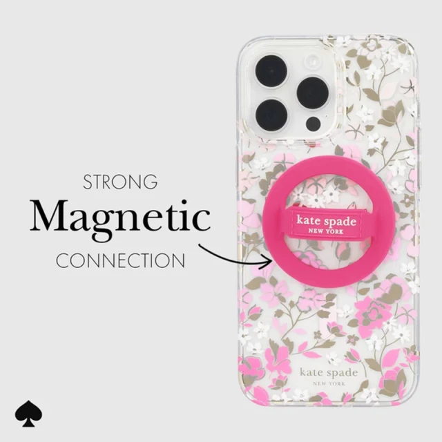 Тримач Kate Spade New York Magnetic Loop Grip Pink with MagSafe (KS053402)