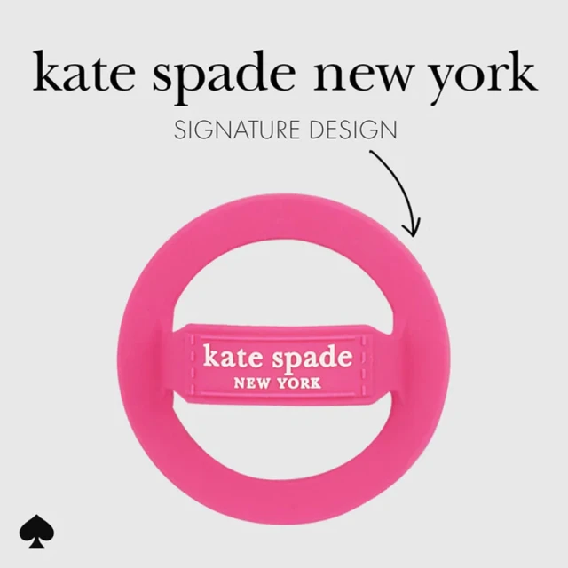 Тримач Kate Spade New York Magnetic Loop Grip Pink with MagSafe (KS053402)