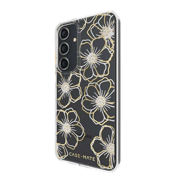Чохол Case-Mate Floral Gems для Samsung Galaxy S24 Plus (S926) Gold (CM053434)
