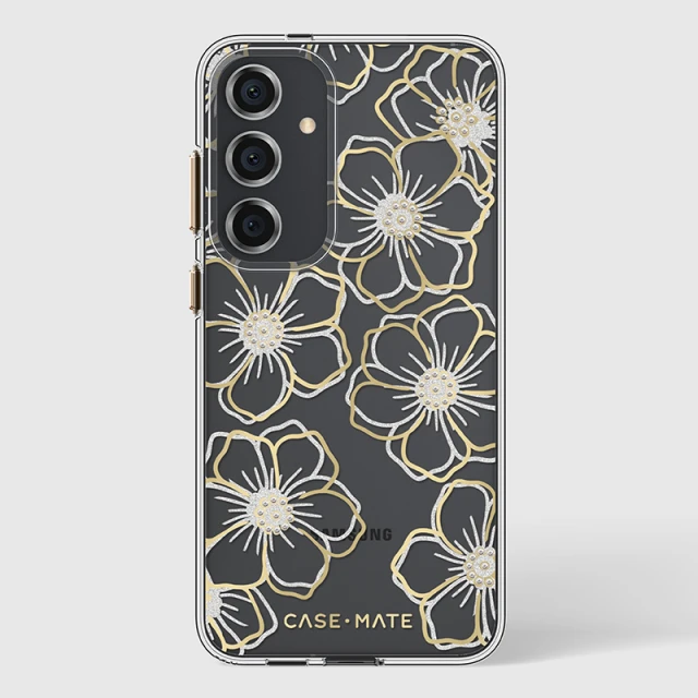 Чохол Case-Mate Floral Gems для Samsung Galaxy S24 Plus (S926) Gold (CM053434)