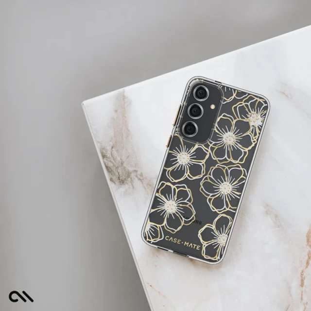 Чохол Case-Mate Floral Gems для Samsung Galaxy S24 Plus (S926) Gold (CM053434)