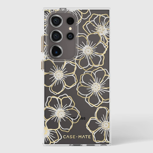 Чохол Case-Mate Floral Gems для Samsung Galaxy S24 Ultra (S928) Gold (CM053436)