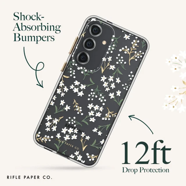 Чохол Rifle Paper Clear для Samsung Galaxy S24 Plus (S926) Petite Fleurs (RP053564)