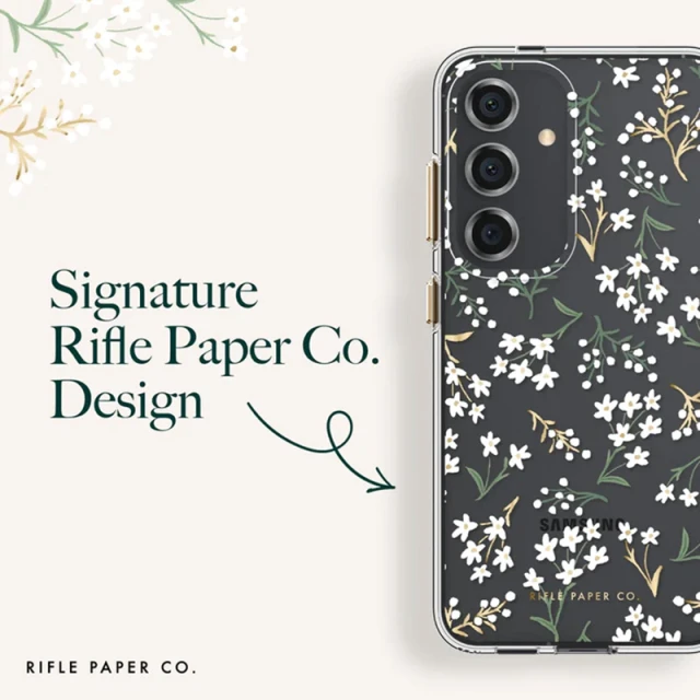 Чохол Rifle Paper Clear для Samsung Galaxy S24 Plus (S926) Petite Fleurs (RP053564)