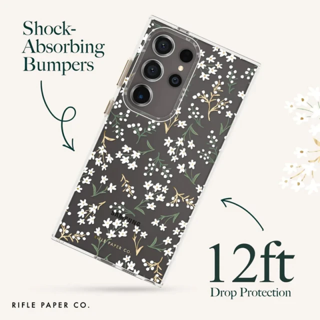 Чохол Rifle Paper Clear для Samsung Galaxy S24 Ultra (S928) Petite Fleurs (RP053566)