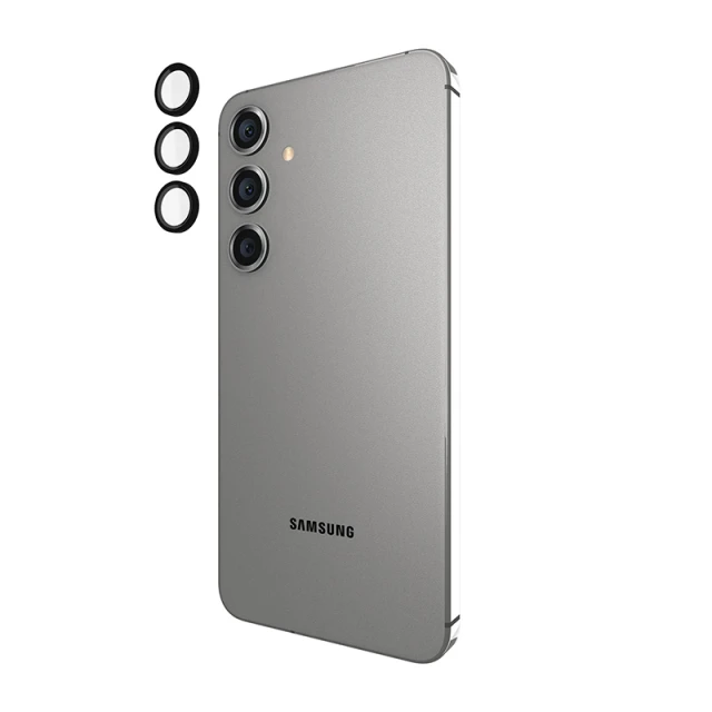 Захисне скло Case-Mate для камери Samsung Galaxy S24 Plus (S926) Aluminum Ring Lens Protector Black (CM053602)