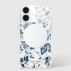 Чехол Kate Spade New York Protective Gems для iPhone 16 Flowerbed Blue (KS054338)