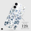 Чехол Kate Spade New York Protective Gems для iPhone 16 Flowerbed Blue (KS054338)