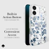 Чехол Kate Spade New York Protective Gems для iPhone 16 Flowerbed Blue (KS054338)