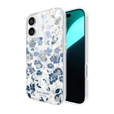 Чохол Kate Spade New York Protective Gems для iPhone 16 Flowerbed Blue (KS054338)