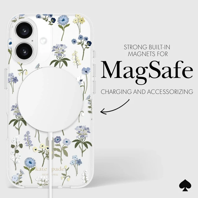 Чехол Kate Spade New York Protective для iPhone 16 Precious Bloom (KS054340)