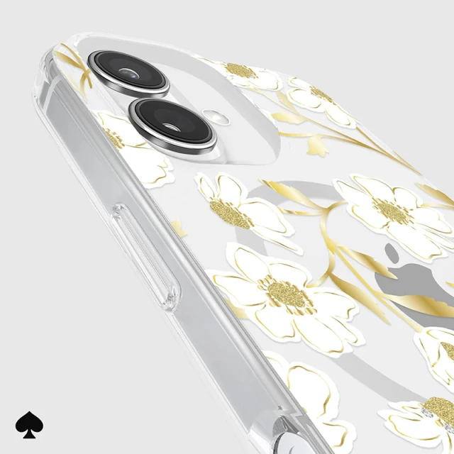 Чохол Kate Spade New York Protective Gems для iPhone 16 Sunshine Floral (KS054342)