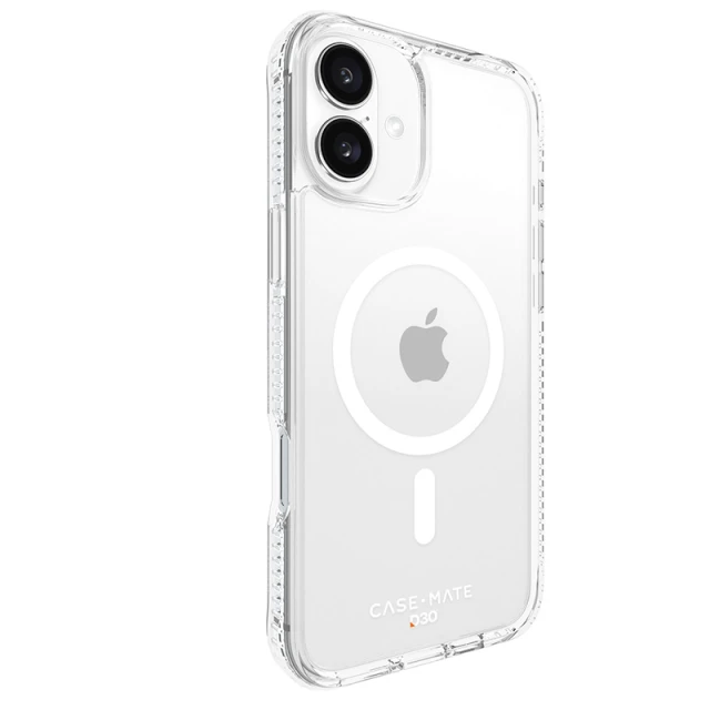 Чохол Case-Mate Tough D3O для iPhone 16 Plus Clear with MagSafe (CM054370)