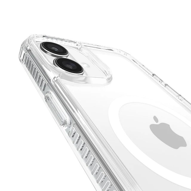 Чохол Case-Mate Tough D3O для iPhone 16 Plus Clear with MagSafe (CM054370)