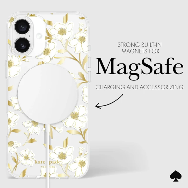 Чохол Kate Spade New York Protective Gems для iPhone 16 Plus Sunshine Floral (KS054384)