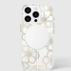 Чехол Case-Mate Floral Gems для iPhone 16 Pro Gold with MagSafe (CM054416)