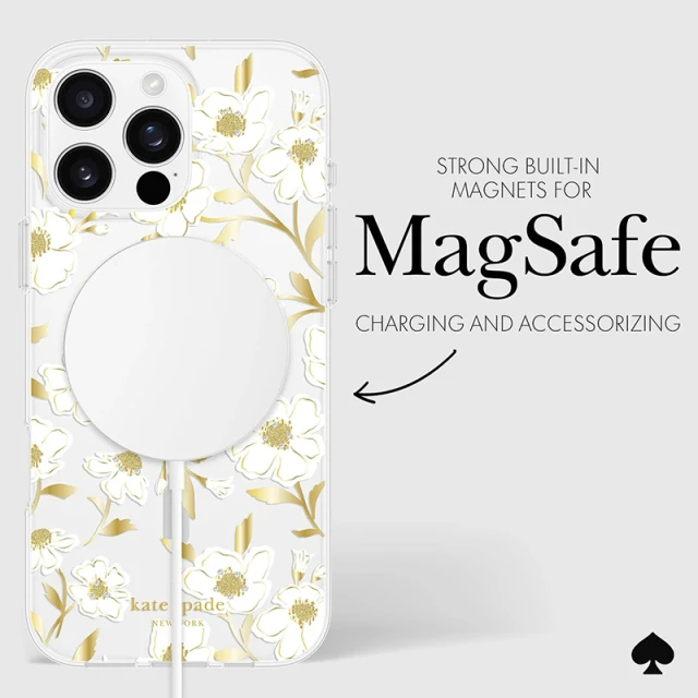 Чохол Kate Spade New York Protective Gems для iPhone 16 Pro Max Sunshine Floral (KS054468)