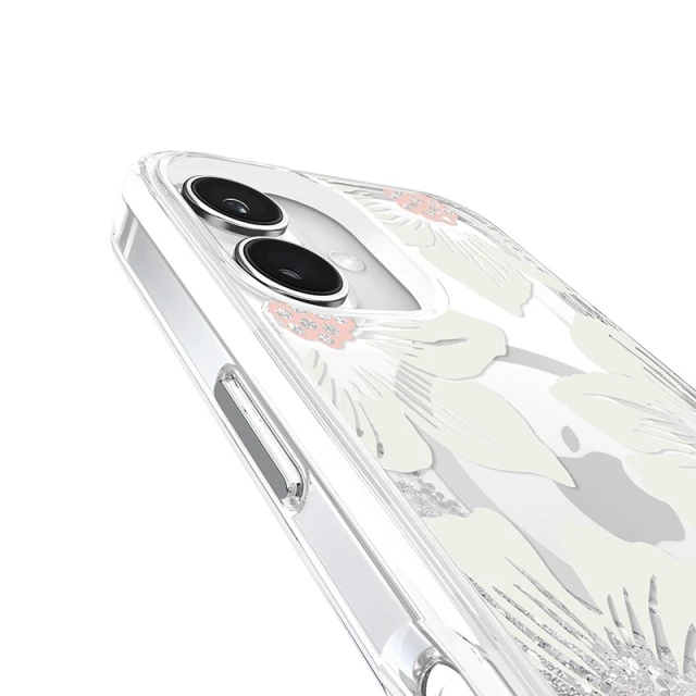 Чохол Kate Spade New York Liquid Glitter для iPhone 16 Hollyhock Floral (KS054600)