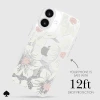 Чохол Kate Spade New York Liquid Glitter для iPhone 16 Hollyhock Floral (KS054600)