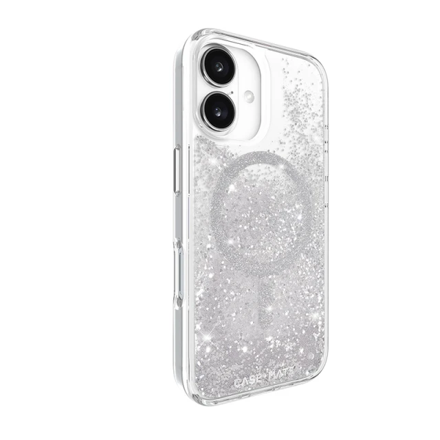 Чохол Case-Mate Waterfall для iPhone 16 Silver with MagSafe (CM054596)