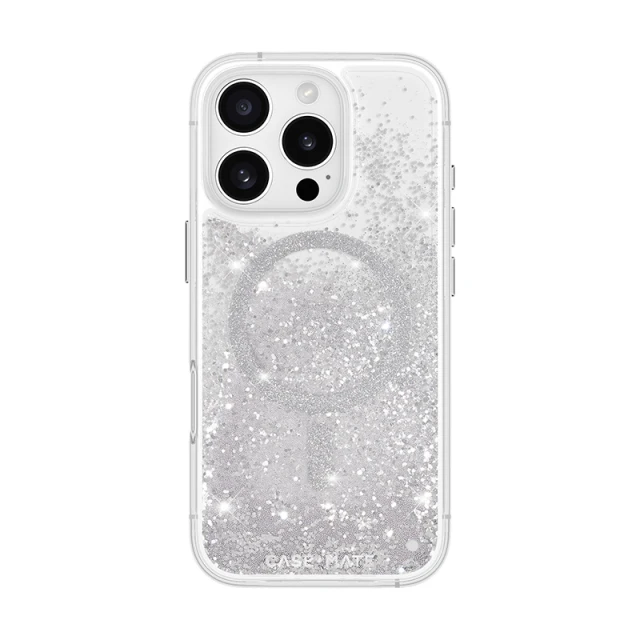 Чохол Case-Mate Waterfall для iPhone 16 Pro Silver with MagSafe (CM054602)