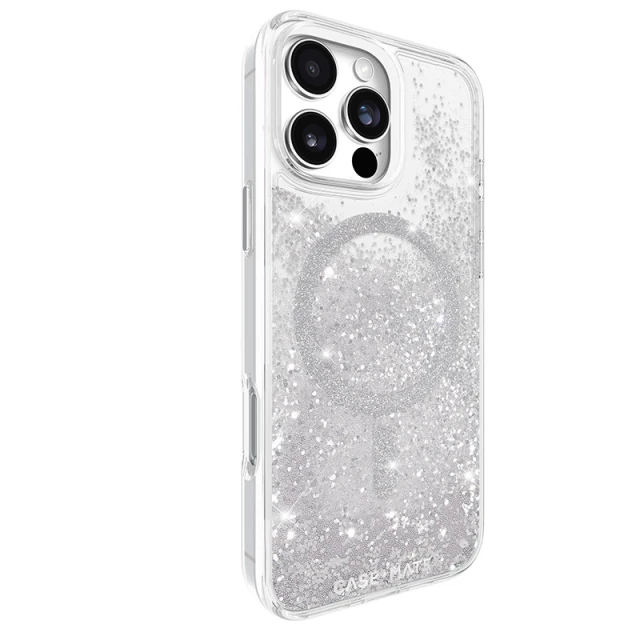 Чохол Case-Mate Waterfall для iPhone 16 Pro Max Silver with MagSafe (CM054612)