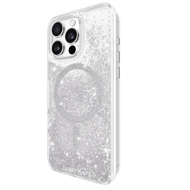 Чохол Case-Mate Waterfall для iPhone 16 Pro Max Silver with MagSafe (CM054612)
