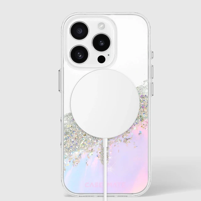 Чохол Case-Mate Karat для iPhone 16 Pro Holographic Soap Bubble with MagSafe (CM054716)