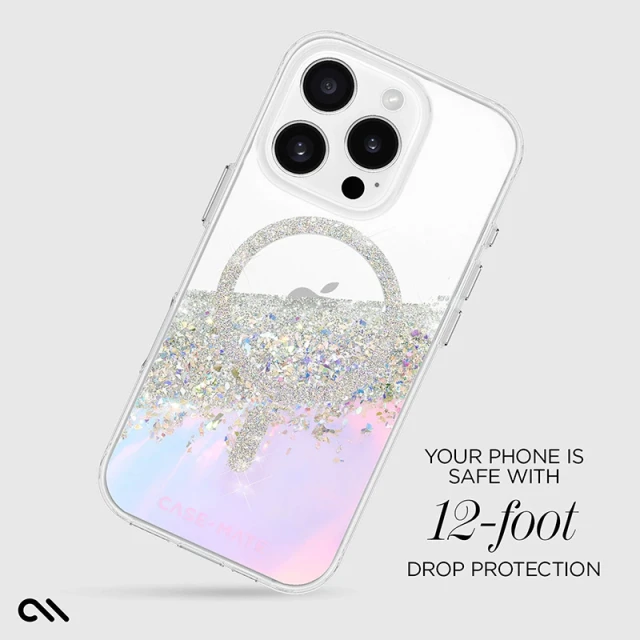 Чохол Case-Mate Karat для iPhone 16 Pro Holographic Soap Bubble with MagSafe (CM054716)