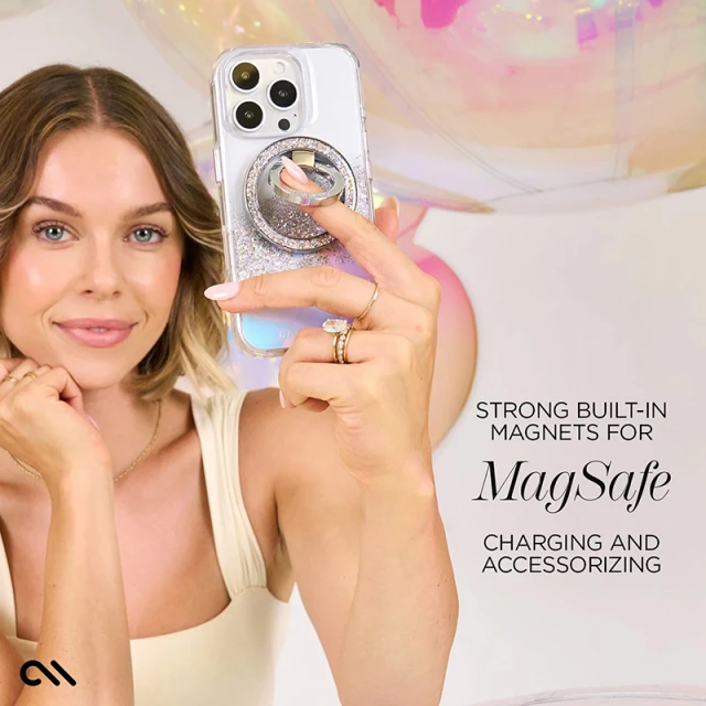 Чохол Case-Mate Karat для iPhone 16 Pro Holographic Soap Bubble with MagSafe (CM054716)