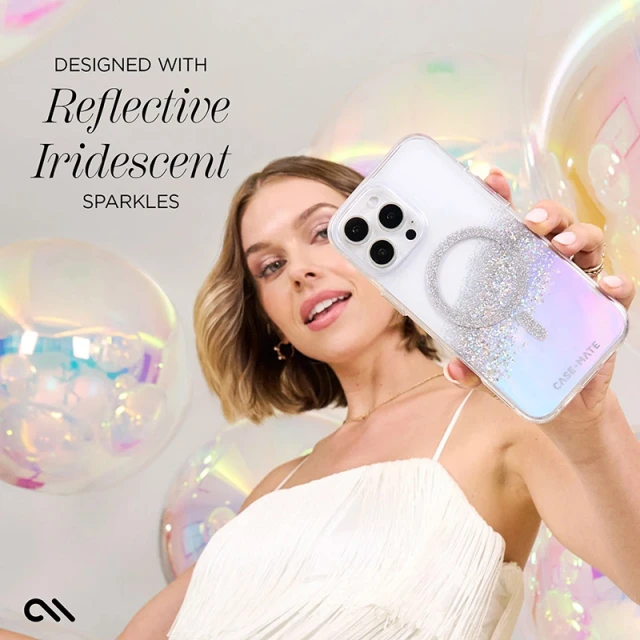 Чохол Case-Mate Karat для iPhone 16 Pro Holographic Soap Bubble with MagSafe (CM054716)