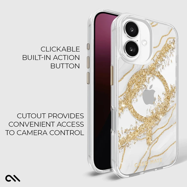 Чохол Case-Mate Karat для iPhone 16 Plus Granite with MagSafe (CM054724)