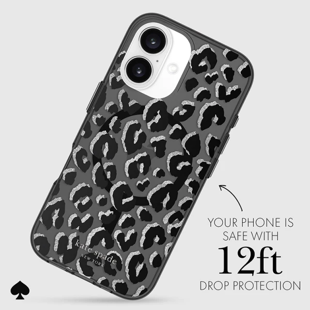 Чохол Kate Spade New York Protective для iPhone 16 City Leopard (KS055040)