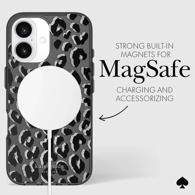 Чохол Kate Spade New York Protective для iPhone 16 City Leopard (KS055040)