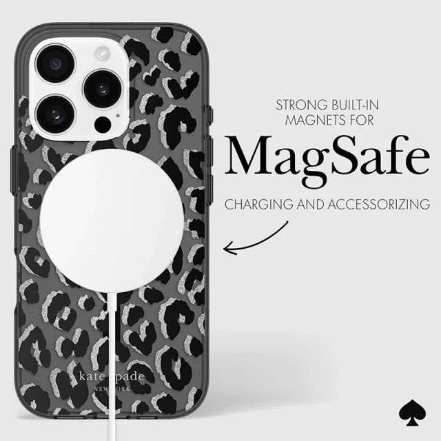 Чохол Kate Spade New York Protective для iPhone 16 Pro City Leopard (KS055048)