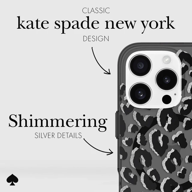 Чохол Kate Spade New York Protective для iPhone 16 Pro City Leopard (KS055048)