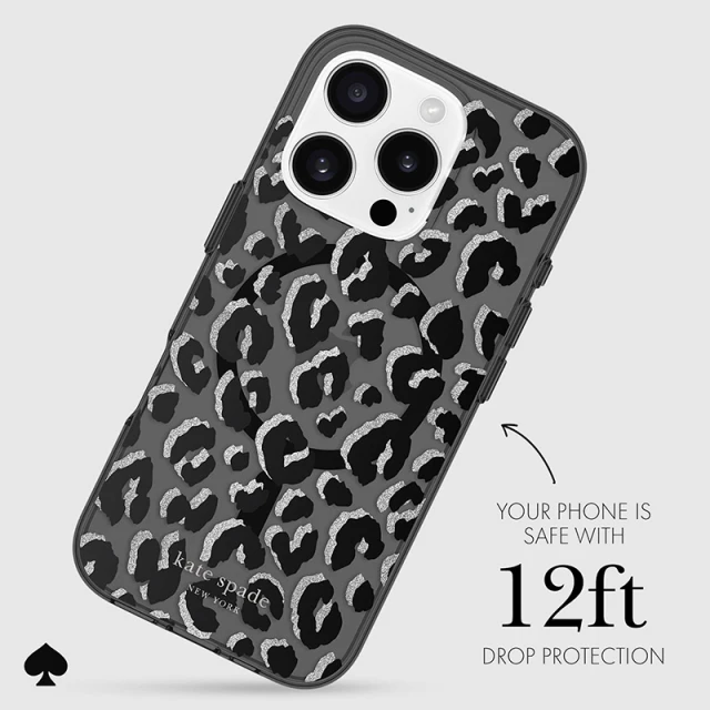 Чохол Kate Spade New York Protective для iPhone 16 Pro City Leopard (KS055048)