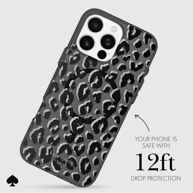 Чохол Kate Spade New York Protective для iPhone 16 Pro Max City Leopard (KS055056)