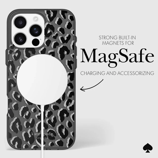 Чохол Kate Spade New York Protective для iPhone 16 Pro Max City Leopard (KS055056)