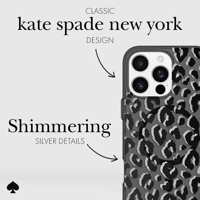 Чохол Kate Spade New York Protective для iPhone 16 Pro Max City Leopard (KS055056)