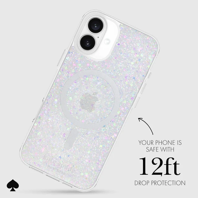 Чохол Kate Spade New York Protective для iPhone 16 Plus Chunky Glitter (KS054952)