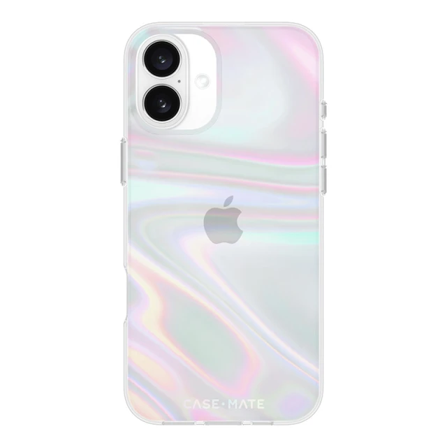 Чохол Case-Mate Soap Bubble для iPhone 16 Plus Iridescent (CM055142)