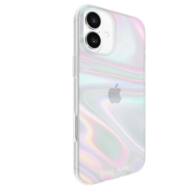 Чохол Case-Mate Soap Bubble для iPhone 16 Plus Iridescent (CM055142)