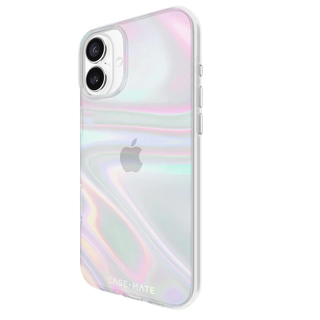 Чохол Case-Mate Soap Bubble для iPhone 16 Plus Iridescent (CM055142)