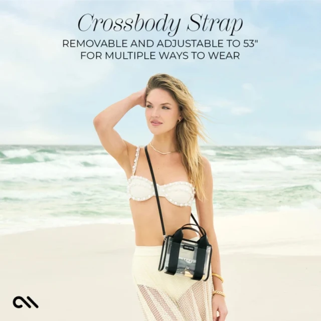 Сумка Case-Mate Micro Tote Bag водонепроникна Midnight Black/Clear (CM056474)