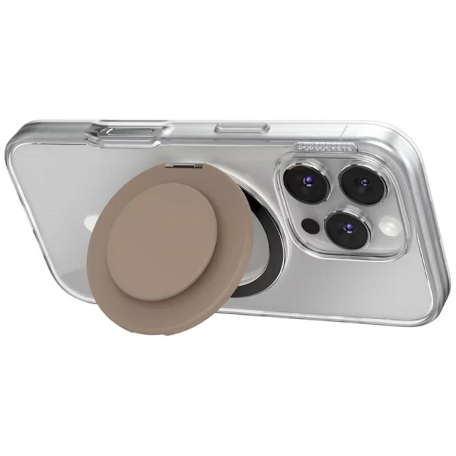 Тримач PopSockets Kick-Out Grip Latte Beige (807625)
