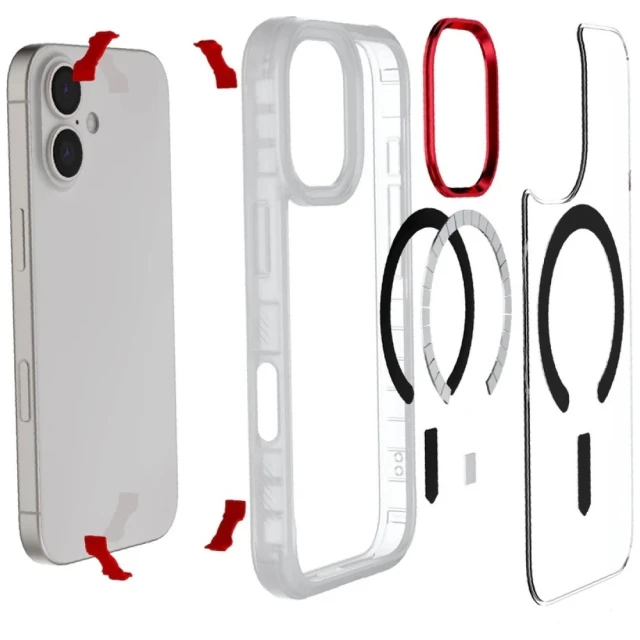Чехол Ghostek Covert для iPhone 17 Clear (GHOCAS4210)