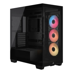 Корпус Corsair 3500X LXR LINK Tempered Glass Mid-Tower Black (840440407119)