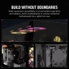 Корпус Corsair 3500X LXR LINK Tempered Glass Mid-Tower Black (840440407119)