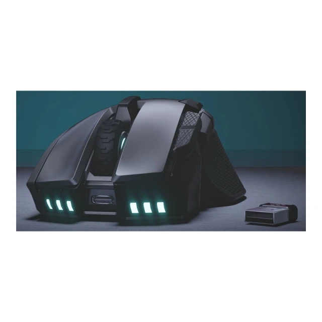 Миша Corsair IRONCLAW SE бездротова / дротова ігрова 2.4 GHz Bluetooth USB-C Black (840440499916)